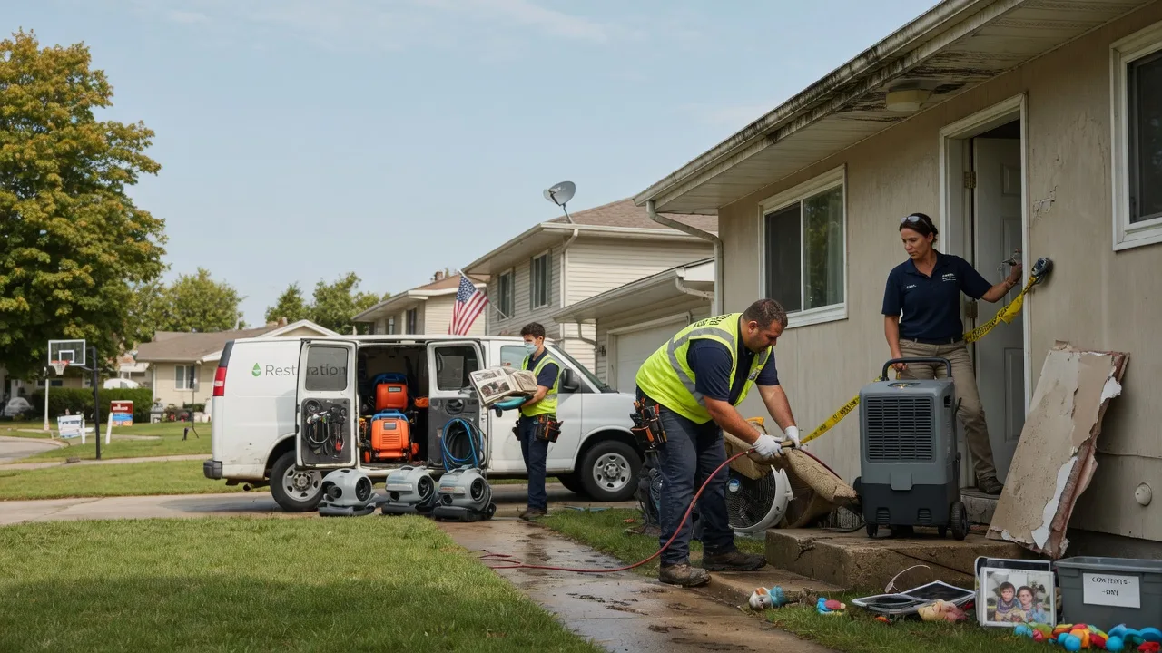 Water Damage Restoration in Fulton, IL near me